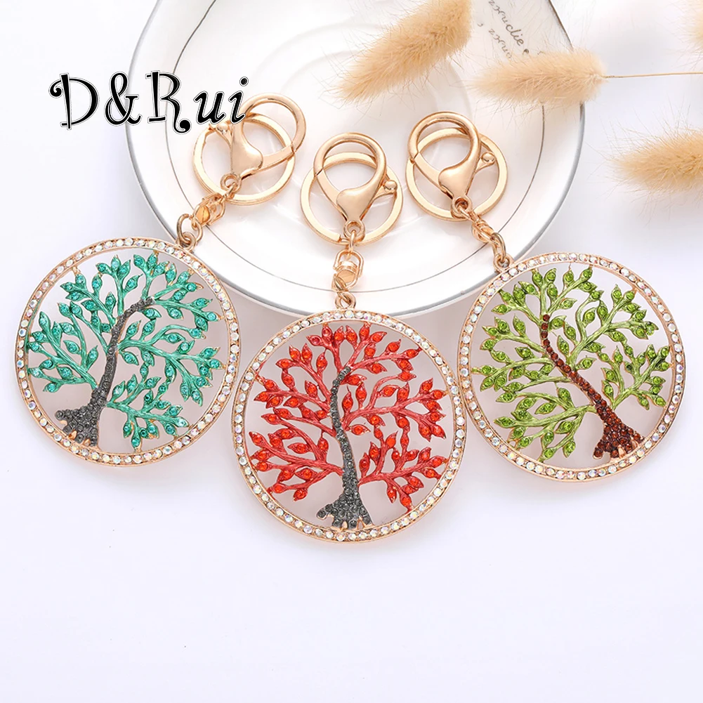 

D&Rui Tree Cute Keychain Accessories Personalized Fashion Jewelry Key Chains Christmas Gift Ideas New Aesthetic Keychains Women