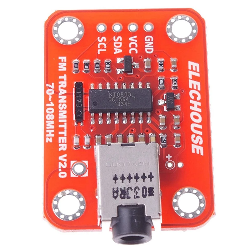 Модуль FM-передатчика V2.0 цифровой модуль FM-радио для микрофона Arduino |