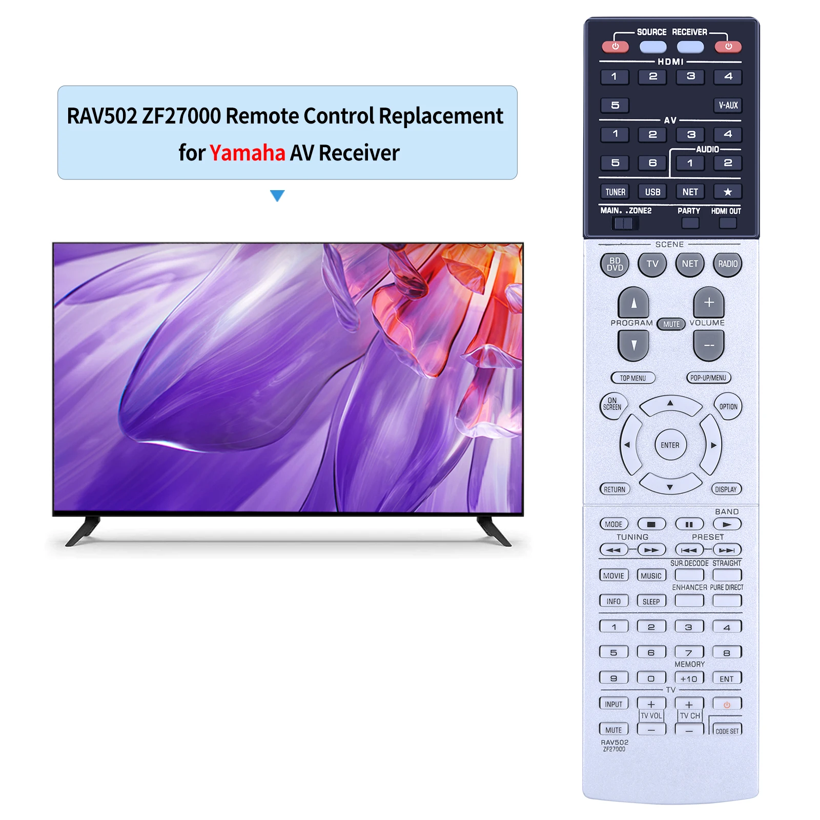 Новый пульт дистанционного управления RAV502 ZF27000 для AV-ресивера YAMAHA RX-V775 RXV775