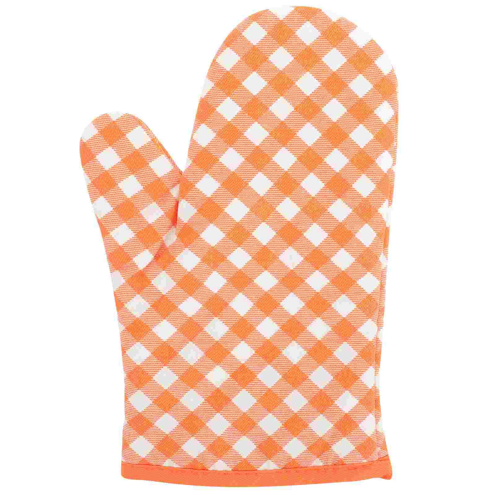 

Anti Scald Gloves Cooking Heat Resistant Kitchen Household Oven Barbecue Mitts Microwave Baking Mittens