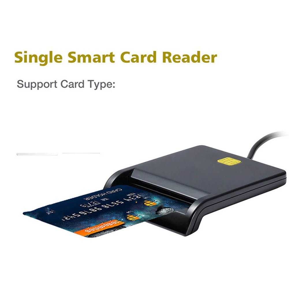 USB-считыватель смарт-карт для банковских карт IC/ID EMV Card Reader Высокое качество Windows 7 8