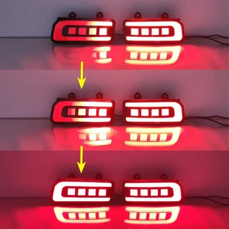 1 пара автомобильных светодиодных задних противотуманных фар бампер дальний