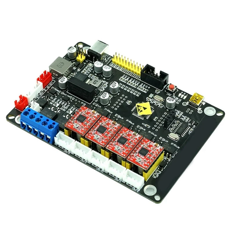 For GRBL 4 Axis Stepper Motor Controller Control Board With Offline Spindle USB Driver Board For CNC Engraver enlarge