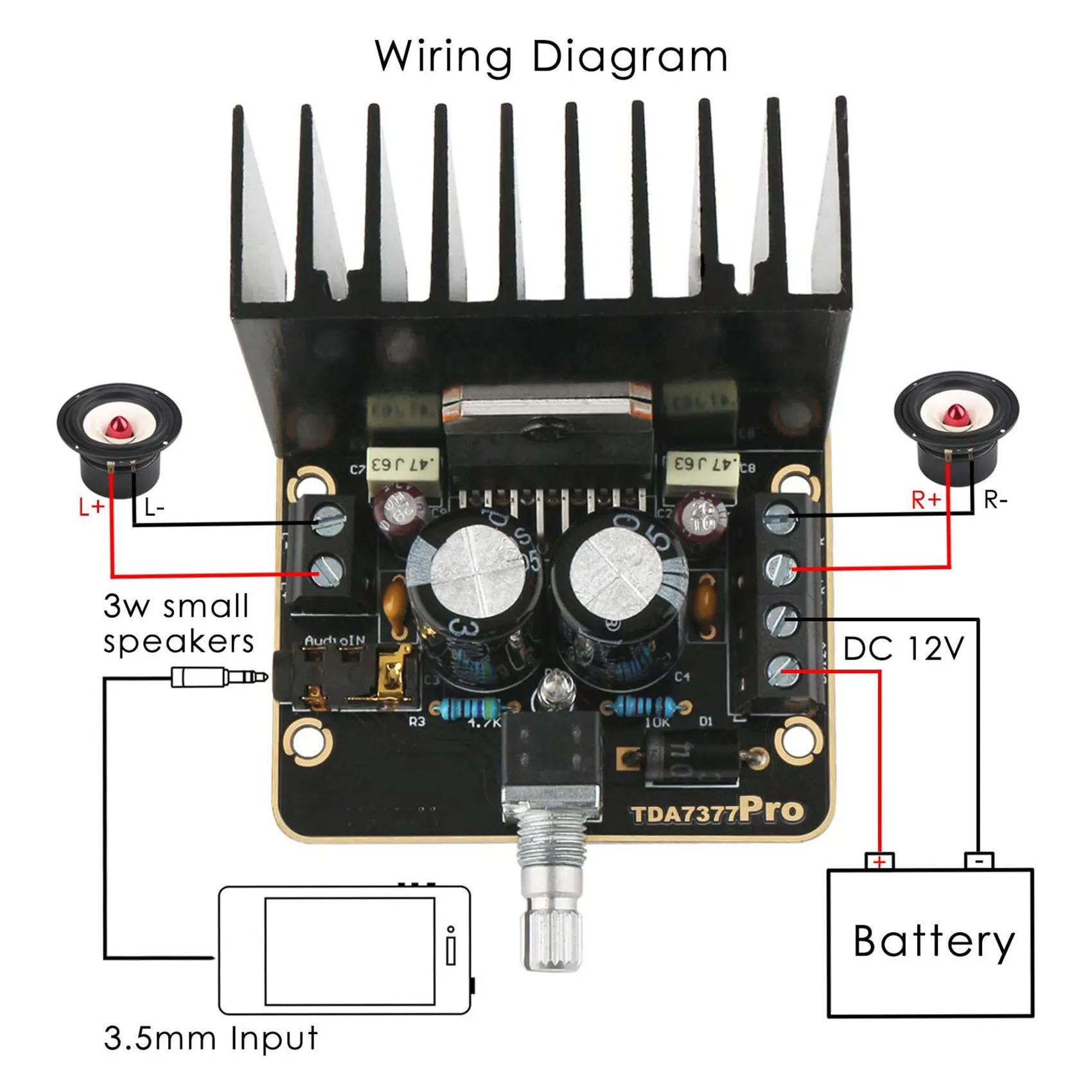 Плата усилителя мощности 30 Вт + комплект двухканального звука 2 0 класса AB DC 12 В