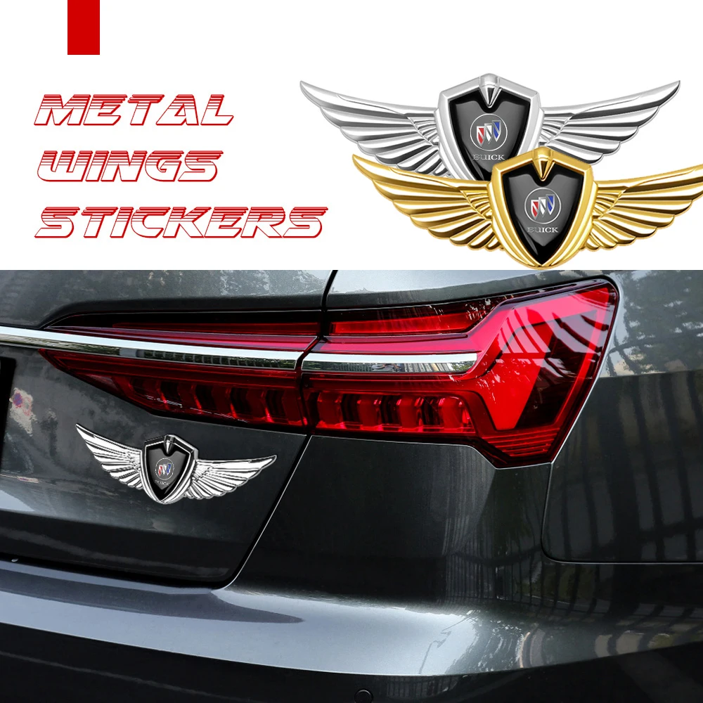 

3D Metal Car Styling Body Badge Side Fender Decoration Stickers For Buick Excelle XT Verano Regal LaCrosse Encore Envision etc