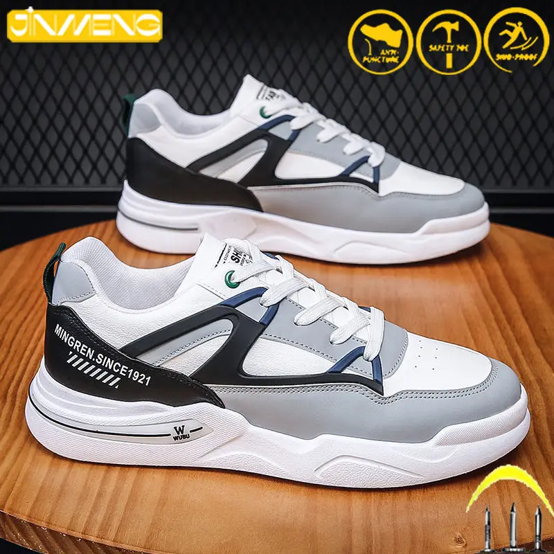 

Men Women Running Mountaineering Sneakers Work Safety Boots Indestructible Anti-Puncture Anti-Slip