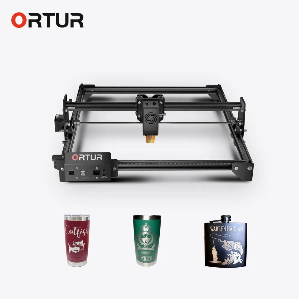 Ortur Powerful Laser Engraver Cutter Wood Acrylic Metal DIY Woodworking CNC Laser Engraving Cutting Machine With Rotary Roller