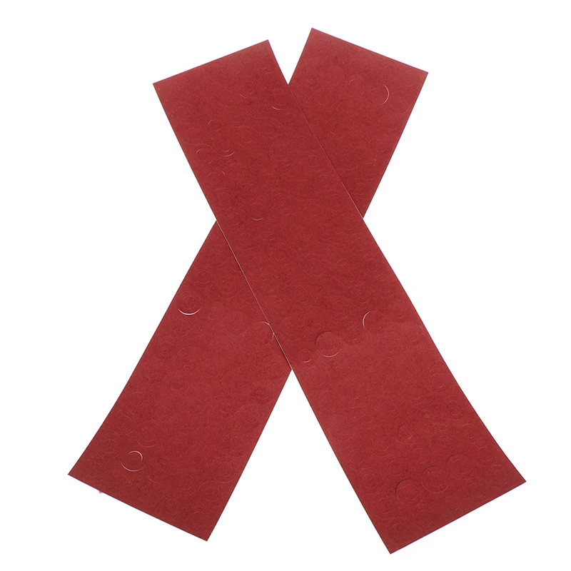 

200pcs 18650 Battery Insulator Insulation Ring Adhesive Cardboard Paper Red
