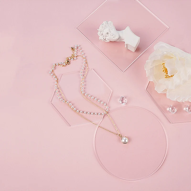 Прозрачный акриловый фон HD для фотосъемки аксессуары реквизит бижутерия кольцо