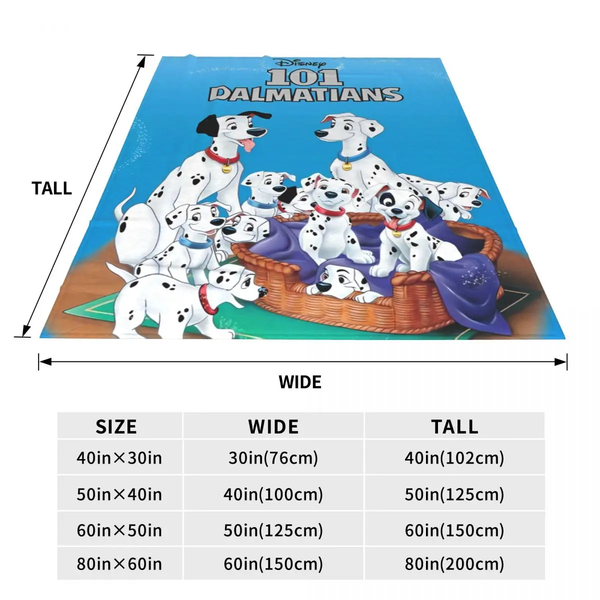 101 далматинское диснеевское одеяло теплое мягкое пушистое плюшевое покрывало