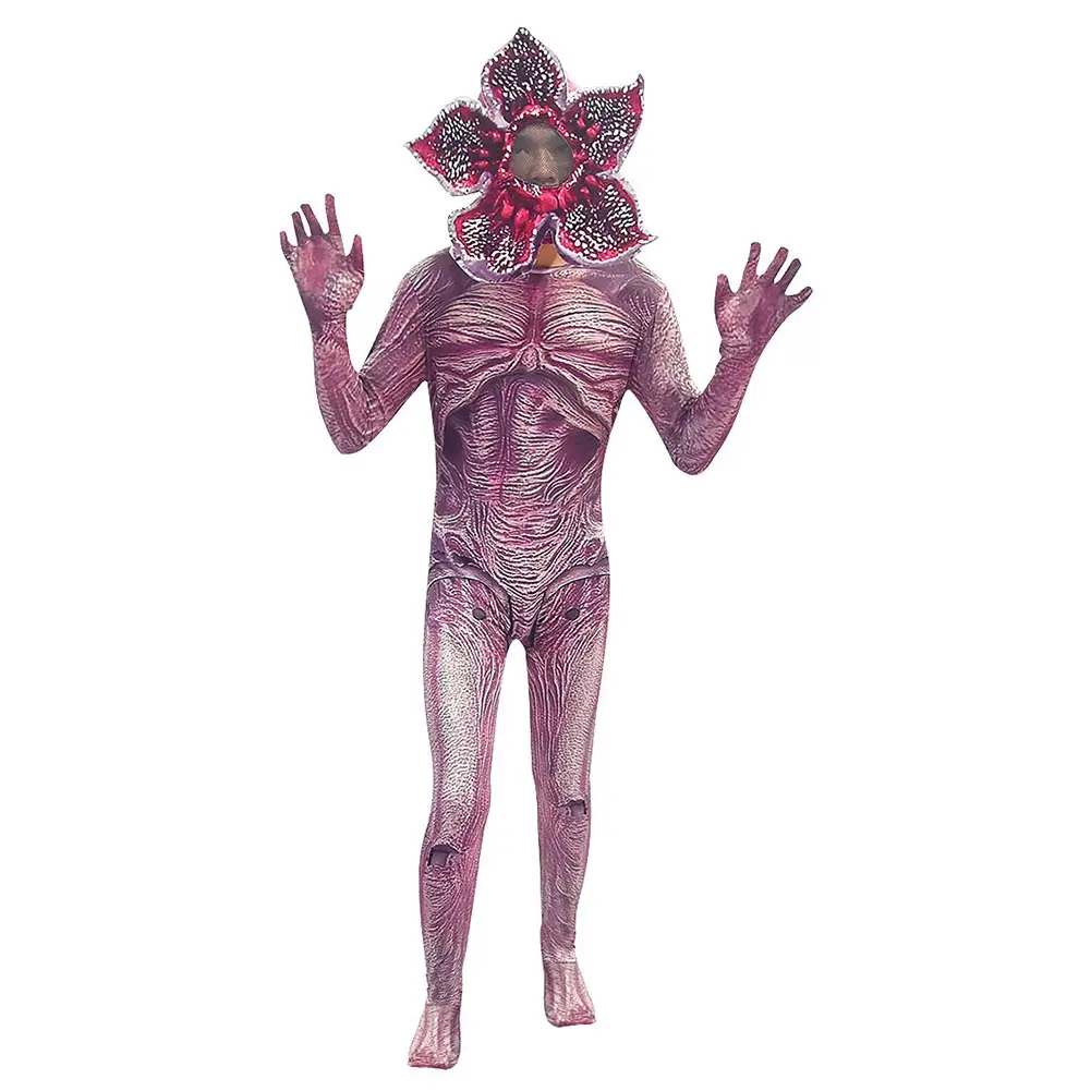 Kid Child Stranger cos Things Season 3 Demogorgon Cosplay Costume Jumpsuit Bodysuit Mask Outfits Halloween Carneval Suit