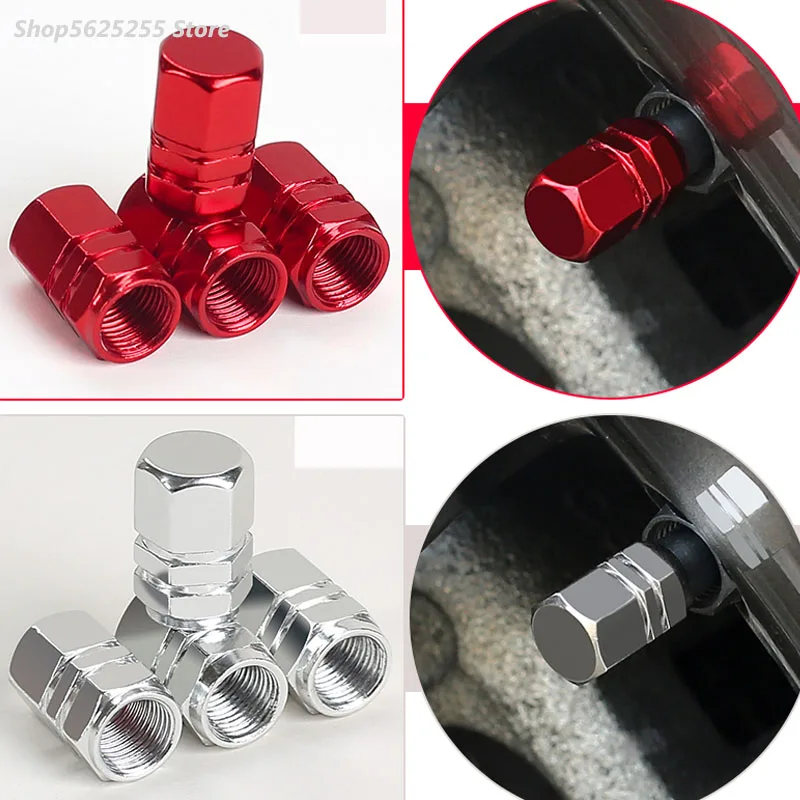 

Car Tire Valve Stem Caps Bolt-in Aluminum Theftproof Valve Cover For Toyota Highlander 2017 2018 2019 2020 2021 2022