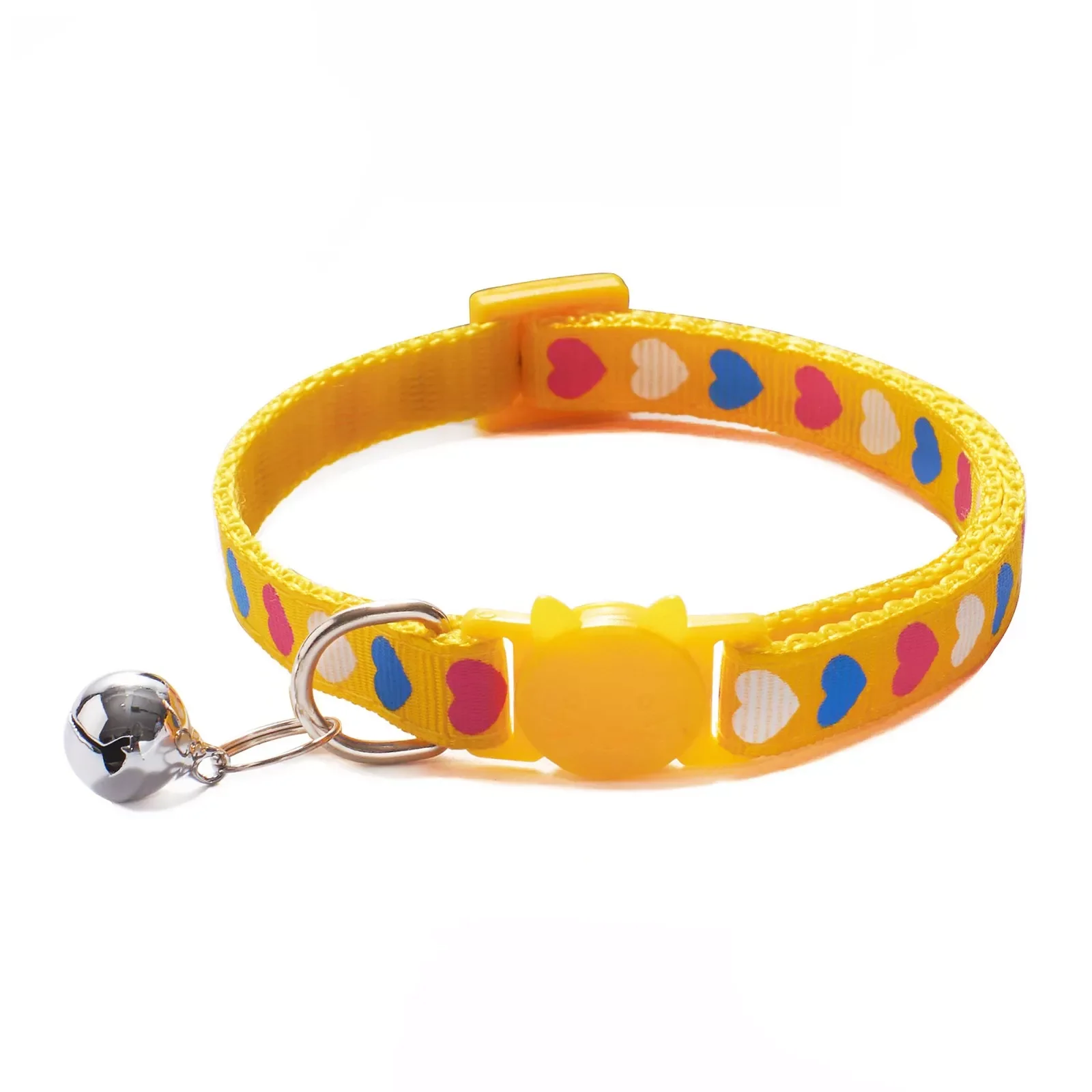 

2023NEW PC Classic Pet Dog Cat Heart Bow Bell Tie Pet Supplies Tie Polyester Necktie Pet Grooming Decoration Collar Pet Accessor