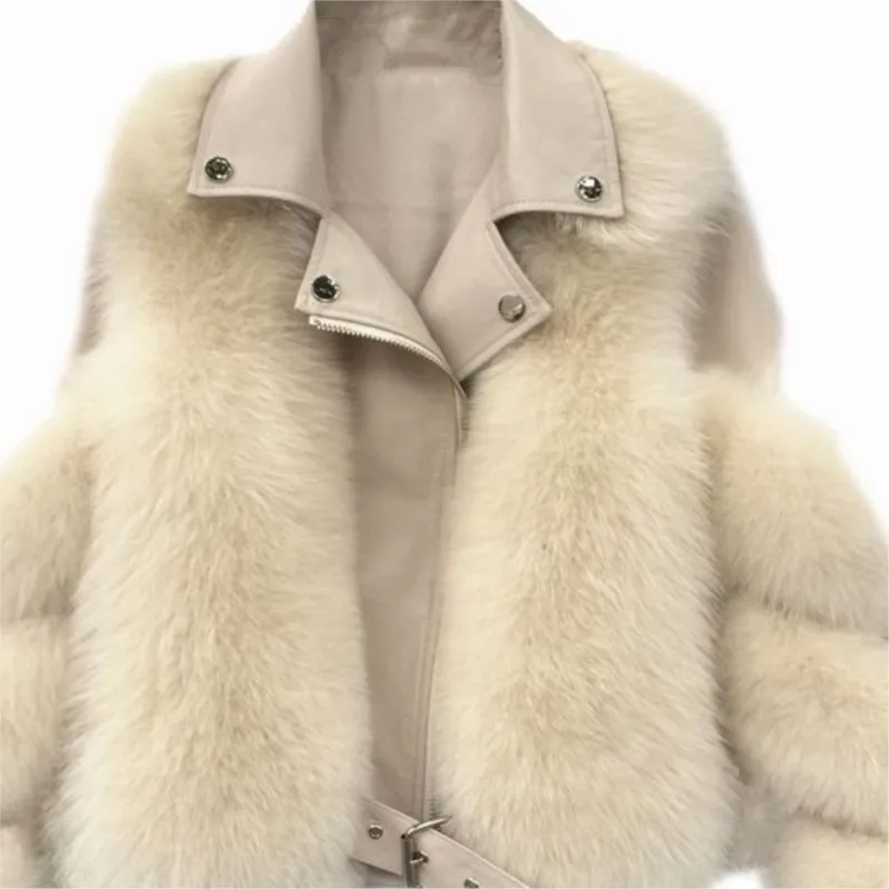 Новинка зимний женский жилет из искусственного лисьего меха с овечьим