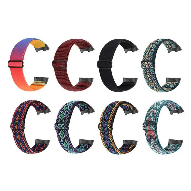 

Strap for Fitbit Versa 3 2 4 1 Versa Lite Band Adjustable Elastic Woven Nylon Loop Sport Watchband Bracelet Fitbit Sense Band