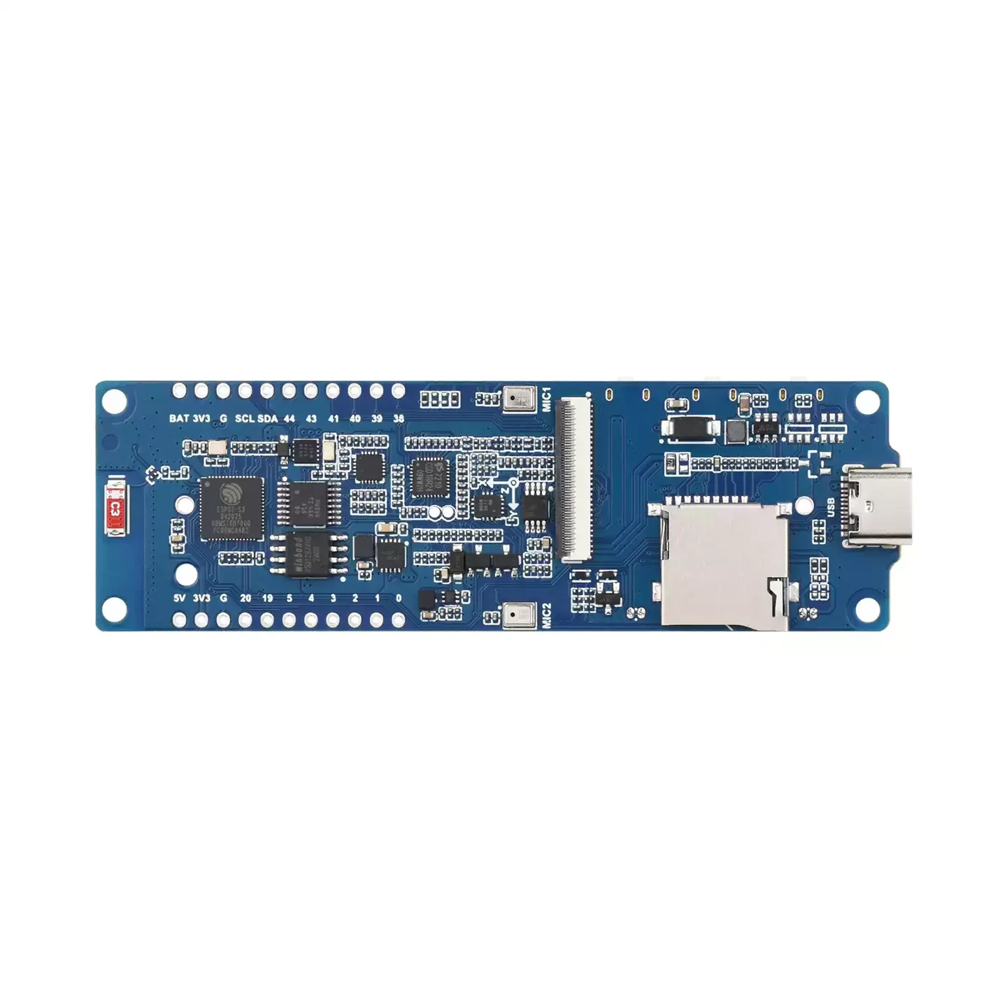 Фото Waveshare ESP32-S3 3,49-дюймовый емкостный сенсорный IPS-дисплей, высокопроизводительная плата разработки ESP32-S3 172×640 R8 Dual-cor №5