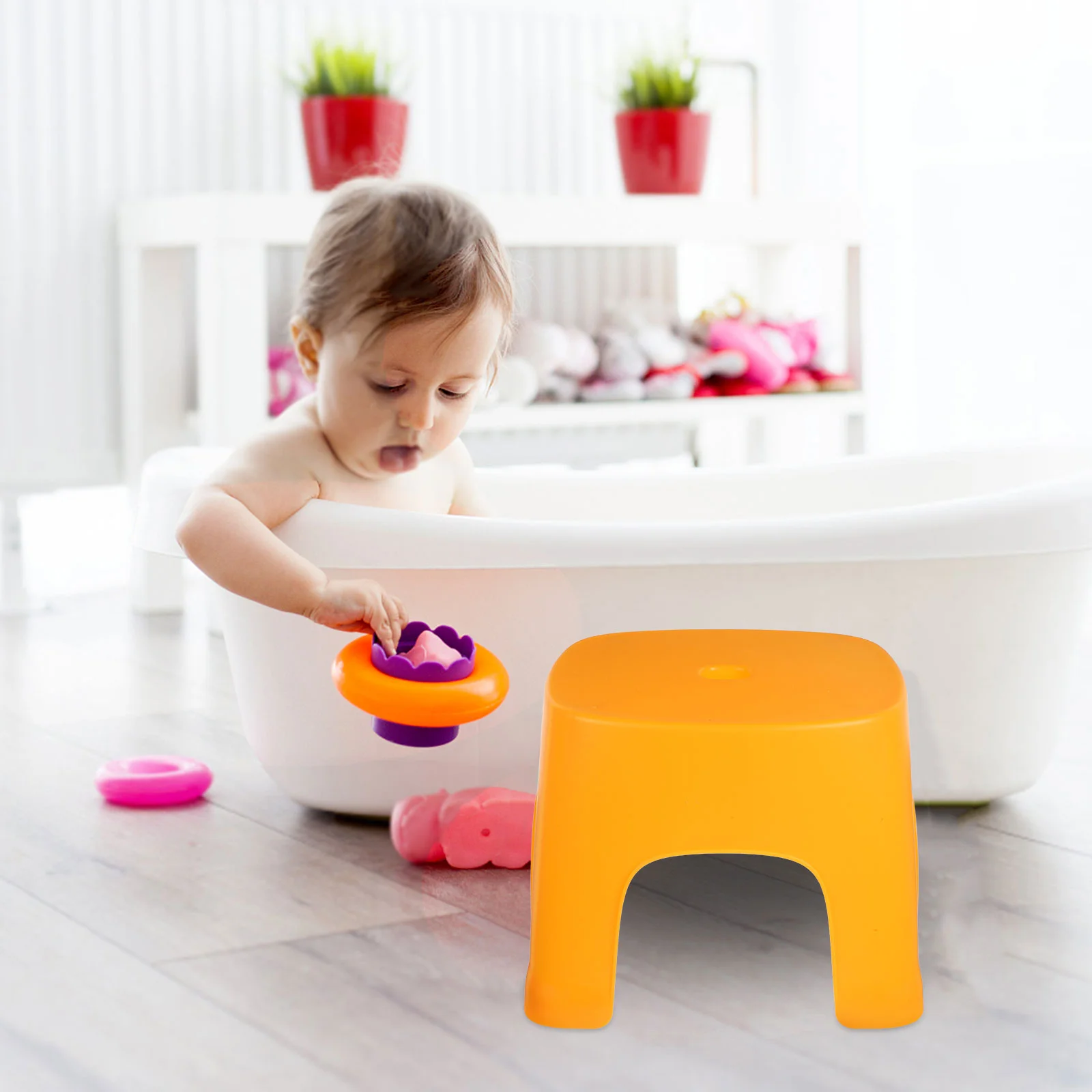 

Low Stool Step Adults Toddlers Toilet Stepping Bathroom Kids Stools Pvc Plastic Footstool Feet Child chair