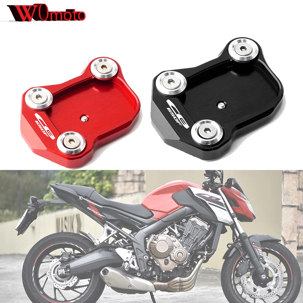 

Motorcycle Accessories Kickstand Sidestand Stand Extension Enlarger Pad For Honda CB650F CBR650F CB CBR 650F 650 F 2014-2018