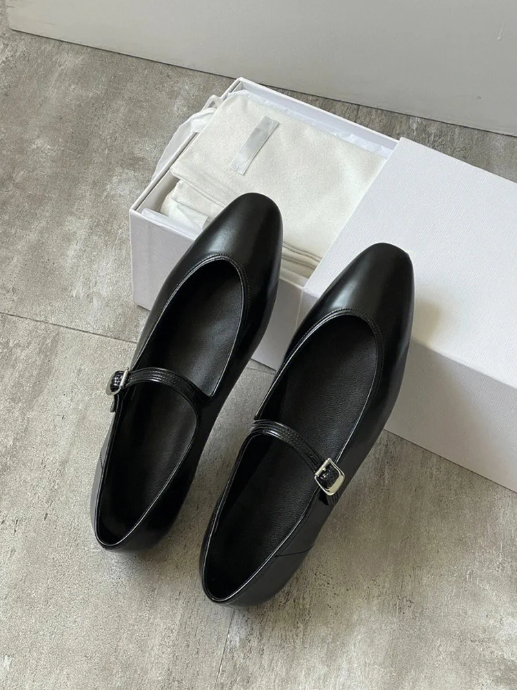 Женские туфли с закрытым носком Maxdutti Туфли Мэри Джейн на плоской подошве дамские