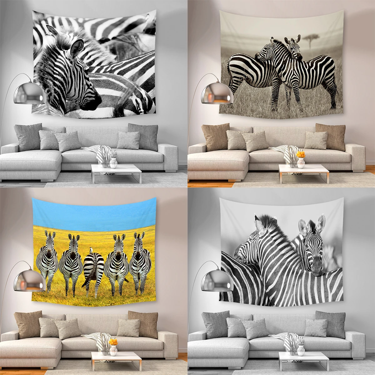 

Настраиваемый гобелен, покрывало, коврик для йоги, одеяло, гобелен с узором зебры, домашний декор, настенное украшение