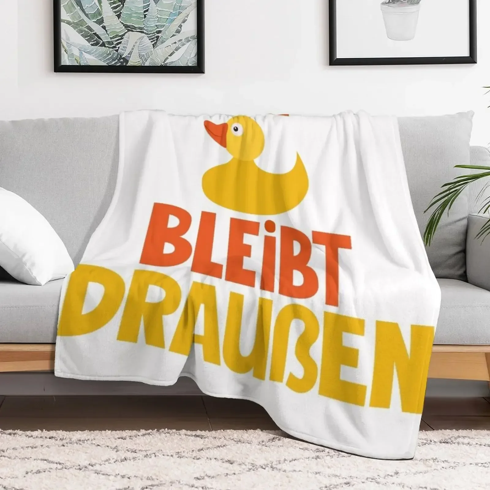 Пушистое одеяло The Duck Stays Outside - Loriot для ребенка