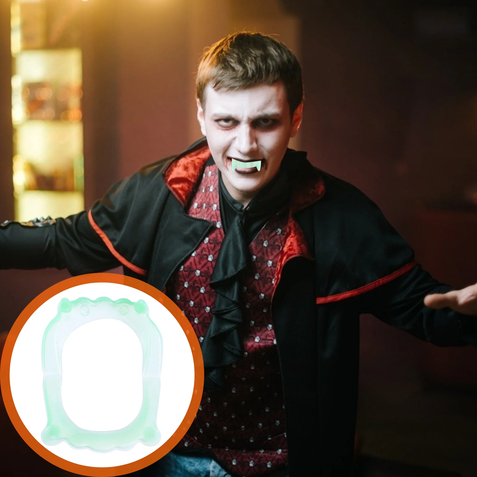 

Teeth Vampires Dark Theglow Fangs Denture Costume Spoofdentures Devils Fake Cosplay Werewolf Teethorrific Kids Festival