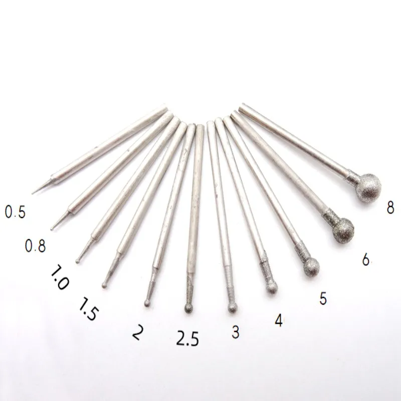 

Набор алмазных шлифовальных головок 11 шт.