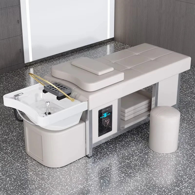 Профессиональный салон для мытья волос массажное кресло шампунь кровать