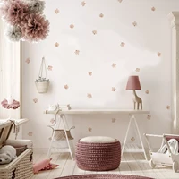 boho flowers wall stickers for kids room baby nursery girls boys living room nordic warm home decoration vinyl vintage decal