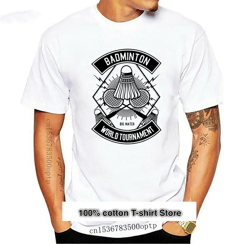 

Camiseta de bádminton, 100 algodón, prémium, nueva, a la moda
