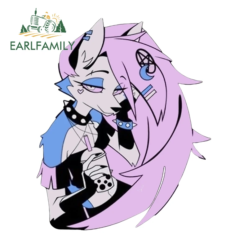 

EARLFAMILY 13 см x 10,5 см, Милая лона, автомобильная наклейка, зеркальные гоночные аксессуары для дрифтинга, мотоцикла, автомобиля