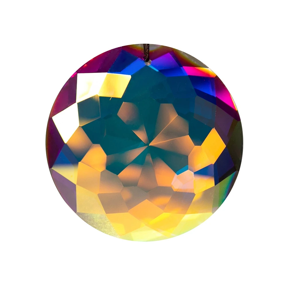 

Hanging Crystal Suncatcher Chandelier Crystal Prism Flower Of Life Prism Sun Catcher Rainbow