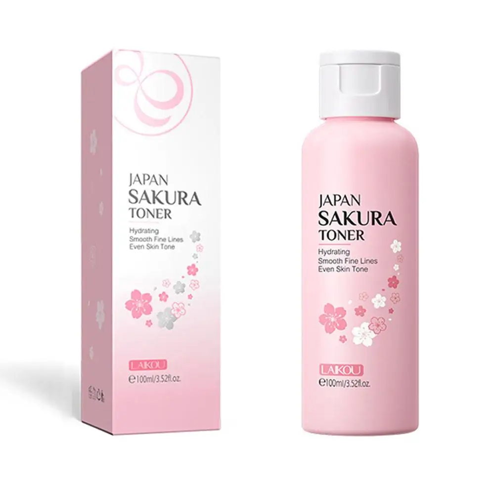 LAIKOU Sakura Тоник для лица Сыворотка Увлажняющая Укрепляющая Красота Тонкая Лицо 100