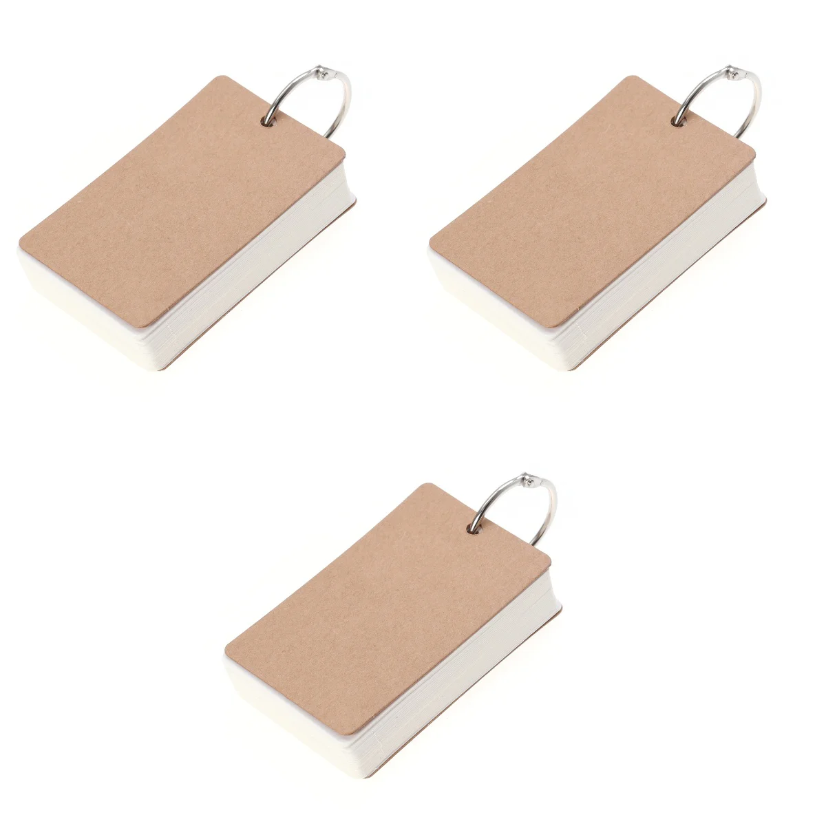 

900 Pages Stock Blank Study Cards Note Pads DIY Greeting Easy Flip Flash Notepad Memo Scratch
