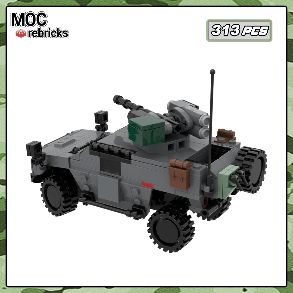 Военная серия VN4 разведчик автомобиль строительные блоки пехота боевой Модель