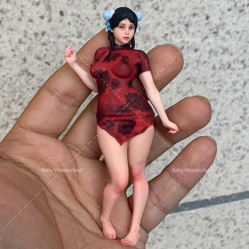 Фигурка девушки в чеонгсаме MAK 1/18 1/16 1/12