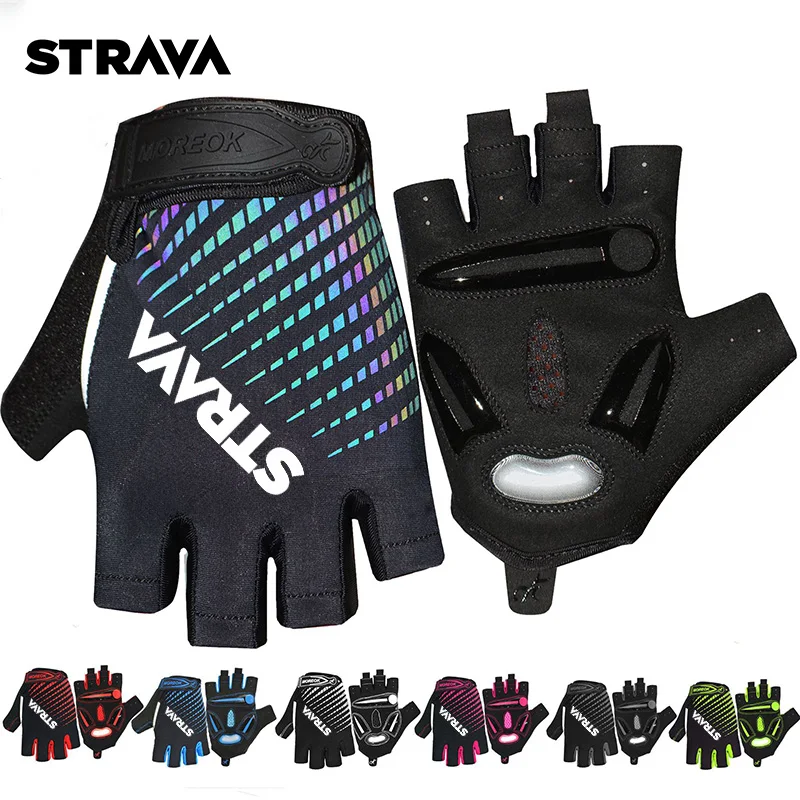

Cycling Gloves for Men Non-Slip Shockproof Mtb Road Riding Bike Gloves Reflective Washable Breathable Bicycle Clothing Summer