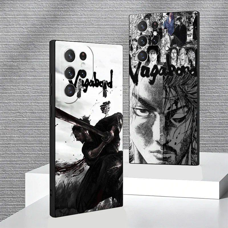 Фото Чехол для телефона Vagabond Samurai Manga для Samsung Galaxy S24 S25 S26 Ultra S23 Plus S22 S21 FE S20 + Edge с индивидуальным рисунком №2