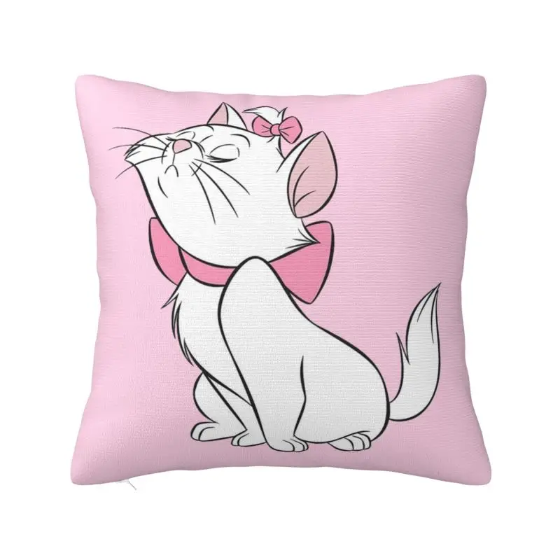 

Модные милые наволочки с котенком Мари бархатные наволочки с животными для девушек наволочка для дивана автомобиля квадратная наволочка д...