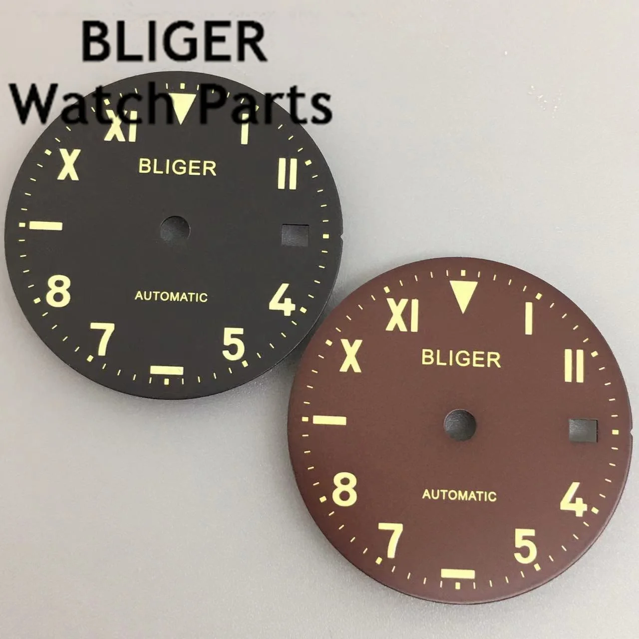 

Светящийся циферблат BLIGER 28,4 мм, черный, коричневый, ETA 2824 2836 Miyota 8205 8215 821A