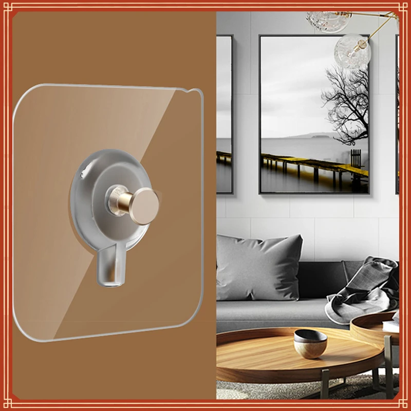 

Non-Trace Self Adhesive Nails Hook for Photo Frame Picture Frame Hole Hanging Nail Wall Paste Tack Photos Cross Stitch