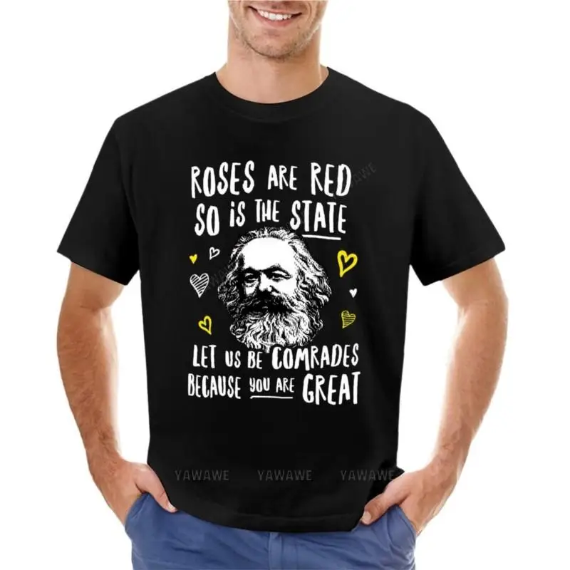 

Красные розы, а значит, состояние давайте будем сотрудничать, потому что вы Отличная футболка, Винтажная футболка, летняя одежда, мужская футболка
