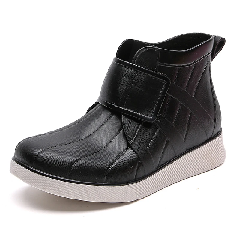 

Детские непромокаемые ботинки, повседневная обувь для девочек и мальчиков, Нескользящие, для улицы, водонепроницаемые короткие сапоги