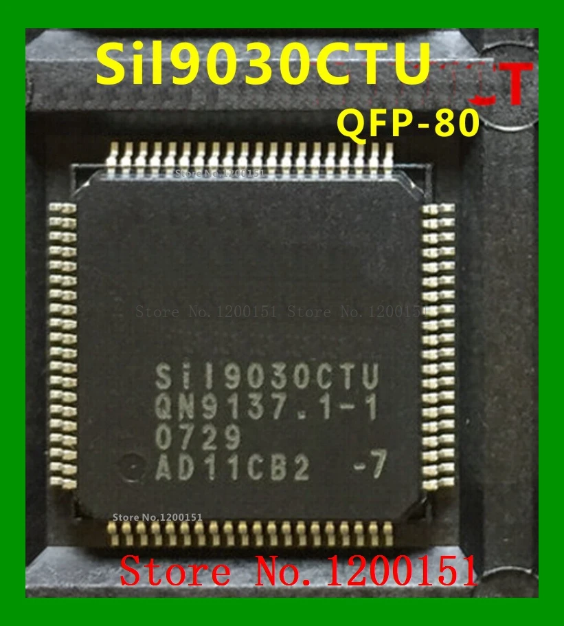 Серебряная Фотография, модель Sil9030CTU QFP-80 Sil9034CTU QFP-100 Sil9023CTU Sil9025CTU Sil9034CTU Sil9021CTU-7