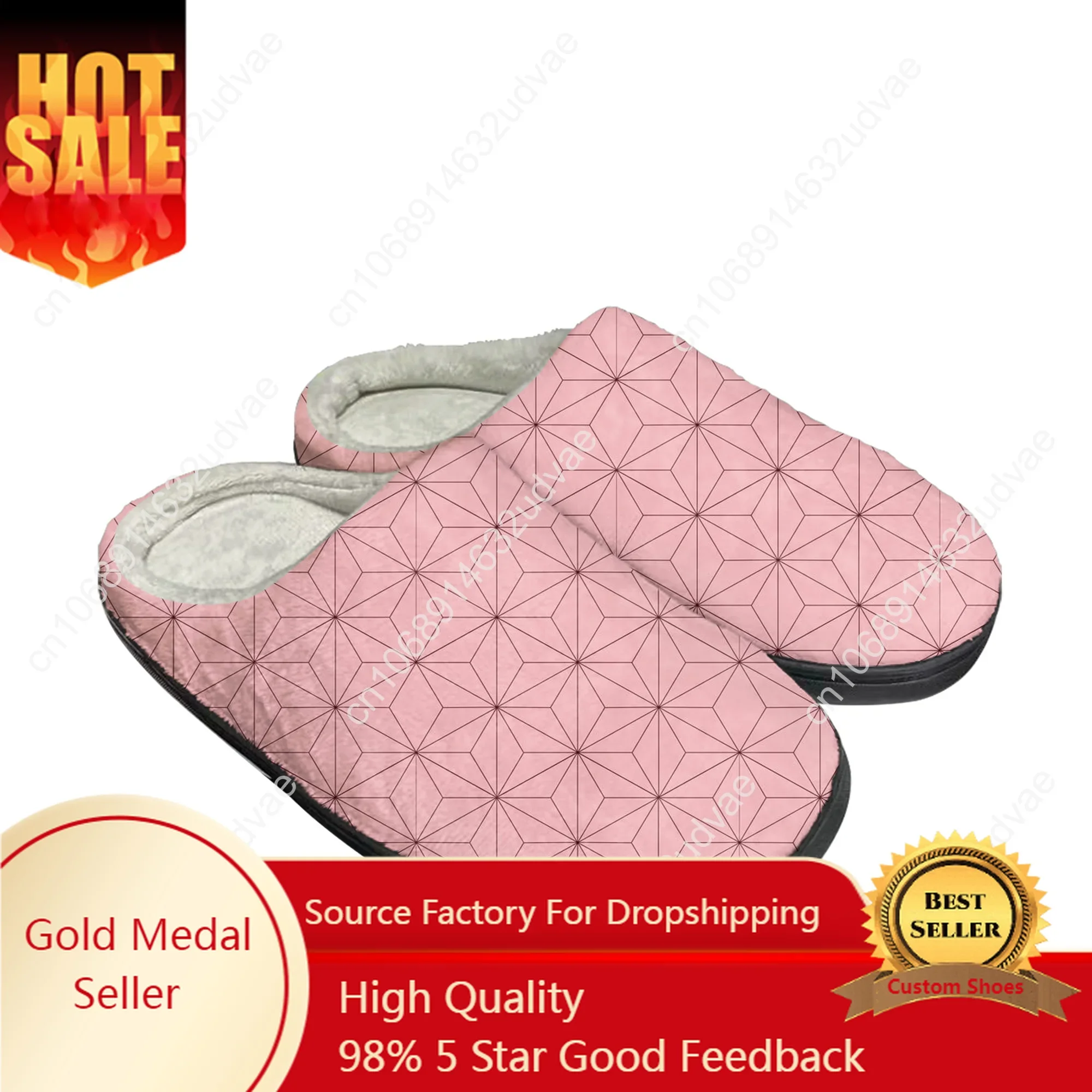 Kimetsu No Yaiba Косплей Nezuko Tanjirou Zenitsu Rengoku домашние хлопковые тапочки на заказ Мужские