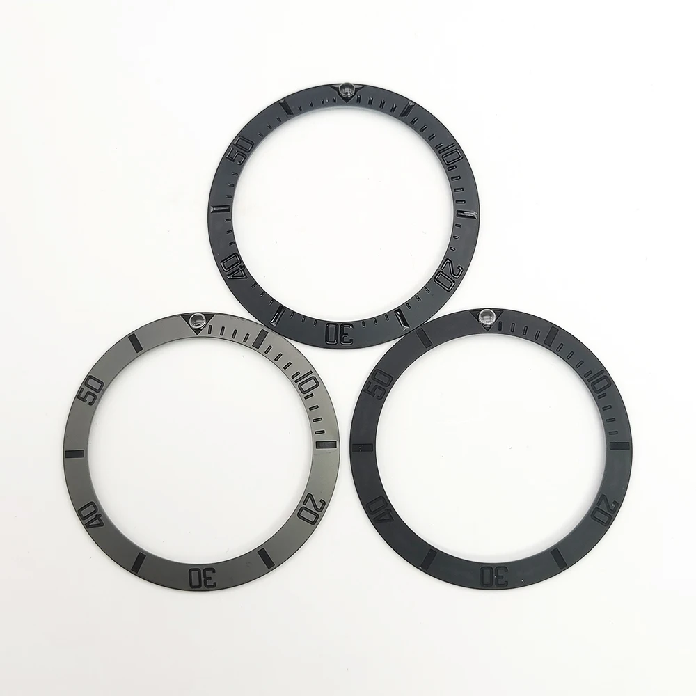 

Frosted Beveled Edge 38mm Watch Bezel Ceramic Ring Mouth Watch Outer Ring Ring Mouth Watch Bezels Parts Men Watch Accessories