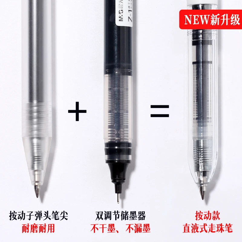 Шариковая ручка с жидким роликом Быстросохнущий школьный мастер для