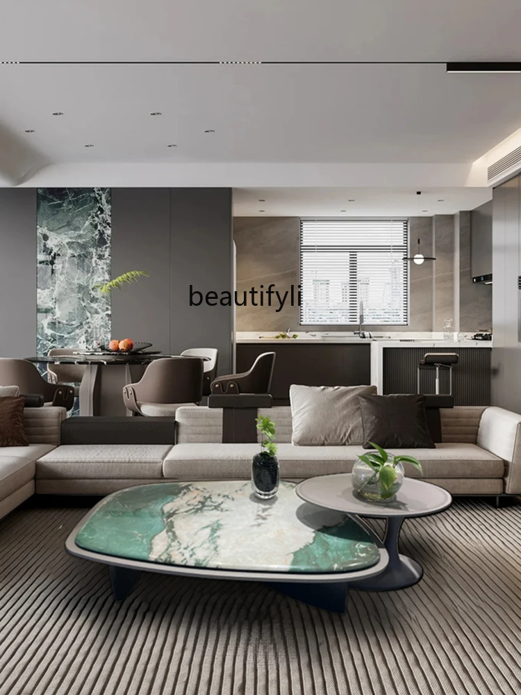 Мраморная Байда Нефритовая искусственная кожа роскошная гостиная специальная