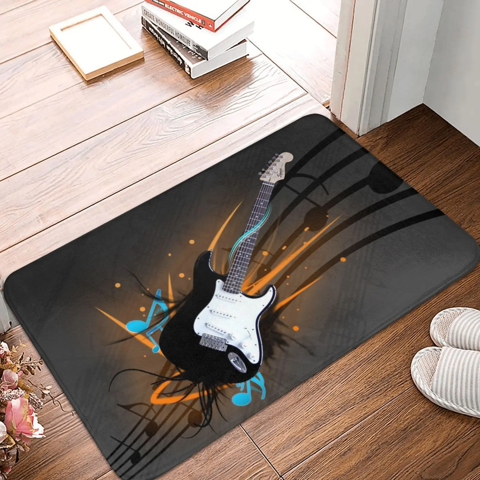

Гитарные коврики Fender 66 для гостиной, коврики для спальни, гостиной, большой кухни, для девочек, Нескользящие, для столовой