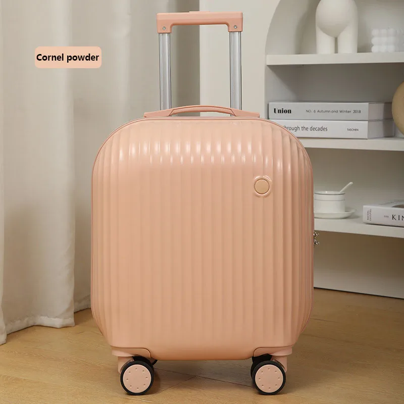 2022 Trendy New 18 Inch Small Portable Trolley Case, Advanced Password Silent Universal Wheel, Easy Boarding
